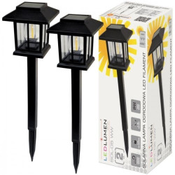 Solarna lampa LED 2 szt. WW Ogrodowa SOL-05