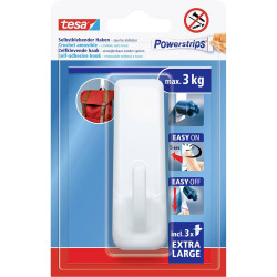 tesa 59029-00000-00 Powerstrips XL adhesive hook White 1 piece