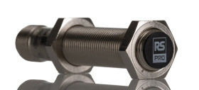 Czujnik zbliżeniowy M12 Indukcyjny 4 mm RS PRO Wpuszczany 10 → 30 V dc długość 65mm Gwintowany