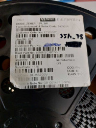 Dioda zenera 15 V 3 W 1SMB5929BT3G DO214AA 5szt.