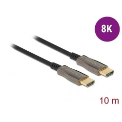 Delock 84034 HDMI Cable black 10 m 4K UHD gold plated connectors