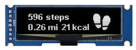 Wyświetlacz OLED 2cal Biały macierz pasywna 128 X 32pikseli Midas COB SPI