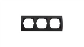 Kanlux Mowionlogi 02-1480-042 Czarny Mat, Ramka Potrójna Pozioma