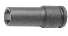 Nasadka udarowe, Stal, gniazdo: Głęboka nasadka udarowa, rozmiar: 30mm, napęd: Kwadratowy, rozmiar: 1/2 cala, dł. 85 mm