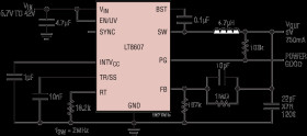 42V, 750mA Synchronous Step-Down Regulator with 2.5μA Quiescent Current