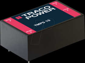 TMPS 10-124 AC/DC power supply, 10 W, 85-264 VAC, 24 VDC/0,41 A