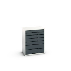 Szafa, kolor: Antracytowy szary, Jasnoszary, materiał: , materiał: stal, 1000mm x 800mm x 550mm, Bott