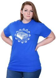 Pololu Zumo T-Shirt: Royal Blue, Youth M