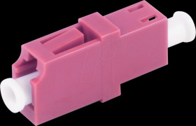 BS07-60003 FO coupler, LC / LC, simplex, violet