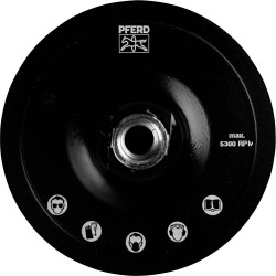 PFERD 42712115 Polishing Fleece-Velcro Holder PVKRH 115-22 M14 1 pc