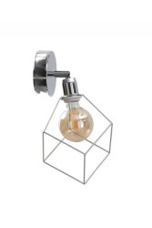 Kinkiet loftowy 1xE27 RUBEN SILVER