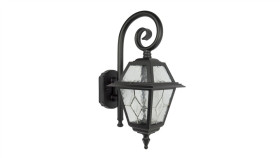Kinkiet Zewnętrzny Witraż K 3012/1/N, E27 Max 60W Kolor Czarny 0438621