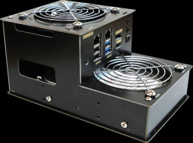 G220915132771 Odroid H3 enclosure 4, for 2x 2.5"/1x3.5" SATA