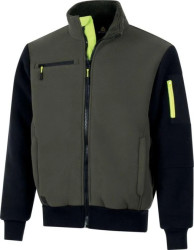 Kurtka polarowa - Polar poliester, kolor Ciemnoszary-czarny, rozmiar: XXL, PORTOKAXX