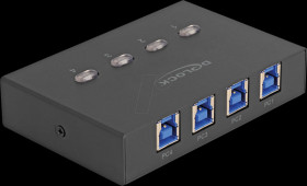 11509 USB 3.0 switch 4 port, 4x USB-B to 1x USB-A