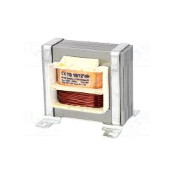 TS18/12 [230V/2x6V 2x1,3A 18W] transformator sieciowy z mocowaniem