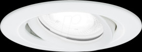 93672 Nova Plus flush mounted fixture, GU10, 6 W, 4000 K, 30°, round,