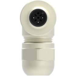 TE Connectivity T4113011031-000 M12 Plug Right Angle 3 Pins