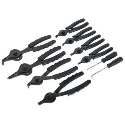 Siegen S01064 Circlip Pliers Set 10pc Internal/External