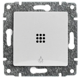 VENA Przycisk “światło” podświetlany z klawiszem bez ramki 10AX 250V 520213