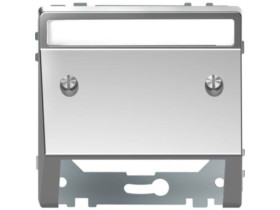 MERTEN SYSTEM DESIGN Wypust kablowy z polem opisowym DL stal nierdzewna MTN4540-6036 SCHNEIDER ELECTRIC