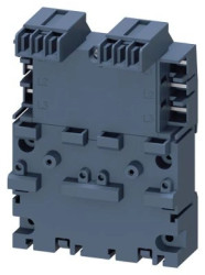 Podstawa SIRIUS 3RV29 dla 2 wyłączników 3RV2 S00-S0 zawiera wtyk łączący 3RV2917-4A