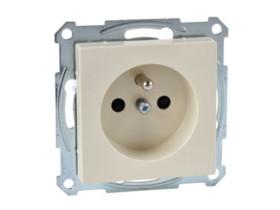 MERTEN Gniazdo pojedyncze z uziemieniem i przesłoną b.śrub. K P Sys M MTN2500-0344 SCHNEIDER ELECTRIC