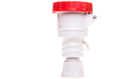 Gniazdo Przenośne 4P 16A 400V Czerwone Ip66/Ip67/Ip68/Ip69 6H Iec 309 Hp...