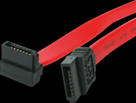 SATA18RA1 Cable SATA 6 Gb/s fe. &gt; SATA fe., 45 cm, red, st/ri