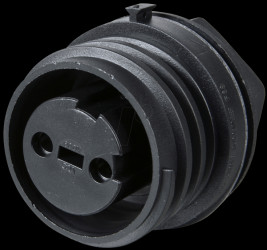 PX0931/02/S Panel mount connector, 2-pin, socket