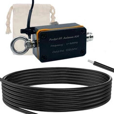 A30 1-30MHz Kieszonkowa Antena HF Antena Krótkofalowa Odwrócone V Poziomy Balun Długi Kabel Szerokopasmowy Zasilany z Końca