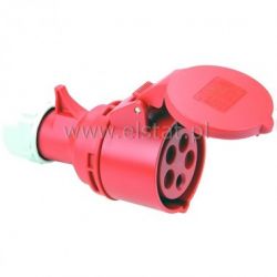 Gniazdo przenośne; 3-fazowe; 16A 5P 400V IP44