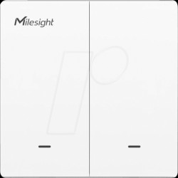 WS502-868M PN: 2W-W11-EU LoRaWAN wall switch, 2-gang