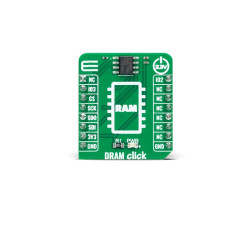Narzędzie rozwojowe z kategorii „pamięć&#148;, DRAM Click, APS6404L-3SQR, rodzaj: Płyta rozwojowa, SRAM