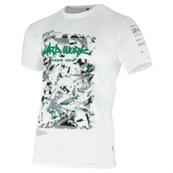 T-shirt męski BONO PAINTER biały M STALCO S090691002
