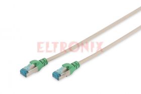 PATCH CORD UTP5E 5M Z PRZEPLOTEM SZARY DIGITUS LSOH