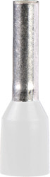 Insulated wire end ferrule, 0.5 mm², 14 mm long, DIN 46228-4, white, AZ5CE005D