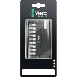Wera 05073416001 8151/55/57/67-9 Premium Bit-Check Mixed Bits, 9-Piece Set