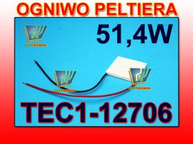 Ogniwo moduł Peltiera TEC1-12706 40x40x3,9mm