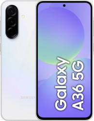Samsung Galaxy A36 5G Smartfon Dual-SIM 128 GB 17 cm (6.7 cal) 8 MPx Android™ 15 biały