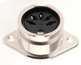 Gniazdo Din 5 -pinowe Żeński Montaż w obudowie 100 V AC