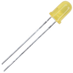 Kingbright L-7113YD 5mm 2.1V Yellow LED 20mcd