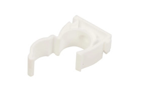 Uchwyt zamknięty do rur gładkich UZ 18 biały 68042 /100szt./