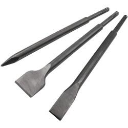 Faithfull FAISDSCSET3 SDS Plus Chisel Set, 3 Piece