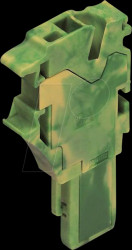 2022-167 Start module for 1-conductor spring strips, 4 mm², green/yellow