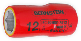 VDE 3/8 inch socket wrench, 12 mm, L 45 mm, 16-487 VDE