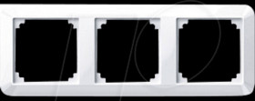 389325 1-M frame - 3-gang, active white, glossy