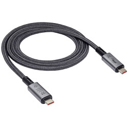 Akyga AK-USB-45 USB cable USB-C plug to USB-C plug 1m Grey