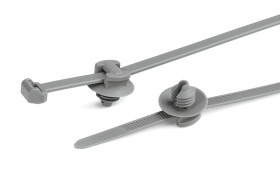 Opaska kablowa długość 200mm szerokość 4,6 mm Szary HellermannTyton Poliamid 4.6