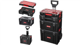 Zestaw Skrzynek Modułowych Na Kółkach 4W1 ( Skrzynia Cart 2.0 + Toolbox 2.0 +...